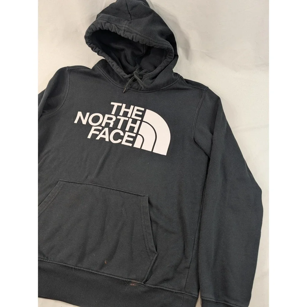 The North‎ Face Men's Logo Black Hoodie Pullover Size Small *Read